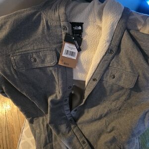 The North Face Gray Sherpa-Lined Jacket - XXL - BNWT